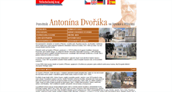 Desktop Screenshot of antonindvorak.cz